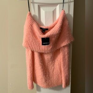 Forever 21 sweater pink super soft